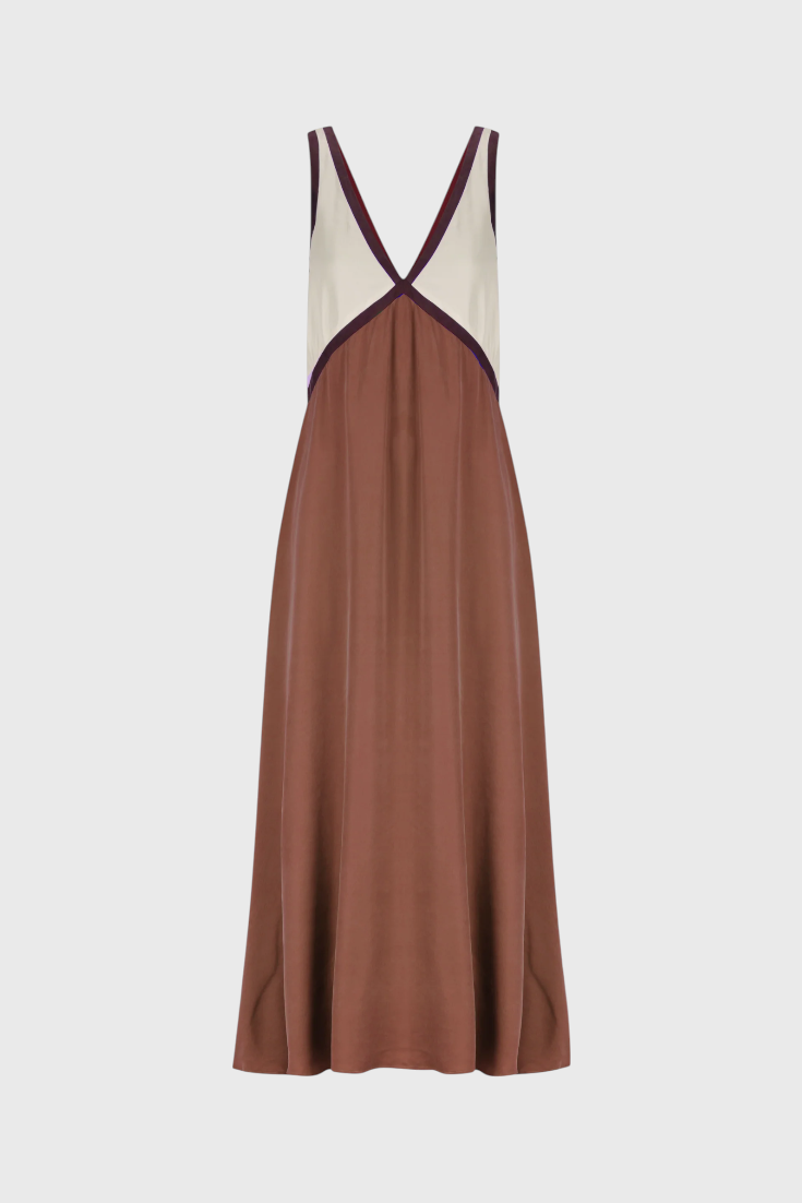 Diamond Vestido Boho de Verano con Escote en V