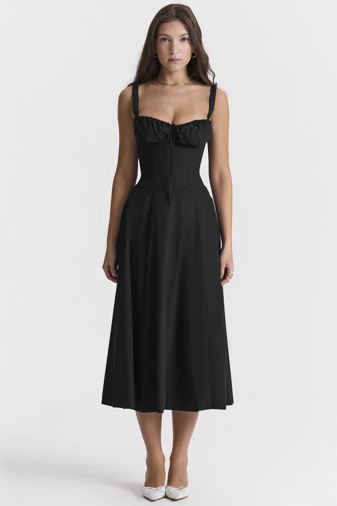 Ebba | Vestido Midi de Verano Sin Mangas para Mujeres