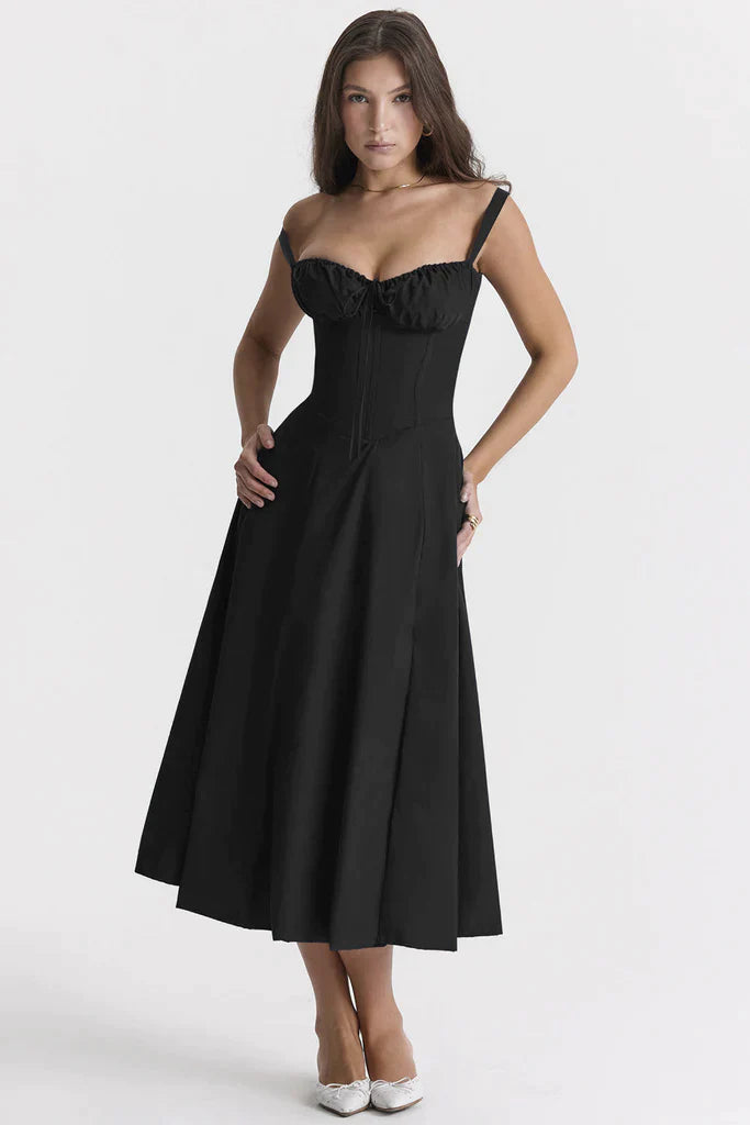 Ebba | Vestido Midi de Verano Sin Mangas para Mujeres