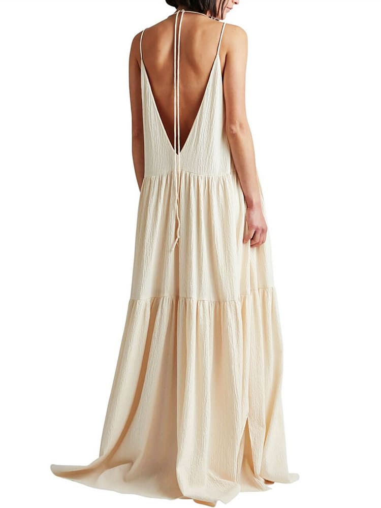 Vestido Maxi de Verano Brisa Oceánica