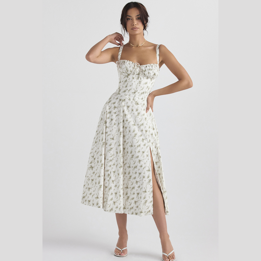Ebba | Vestido Midi de Verano Sin Mangas para Mujeres