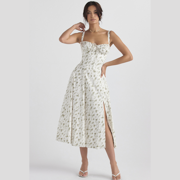 Ebba | Vestido Midi de Verano Sin Mangas para Mujeres