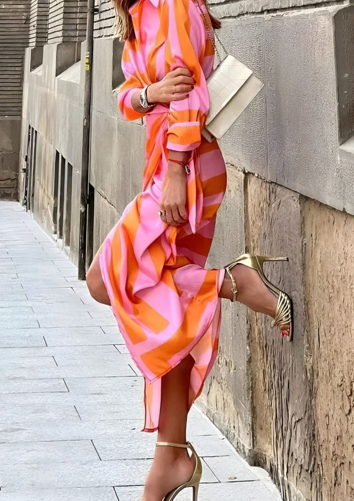 Sassa | Vestido Midi Envoltura para Mujeres