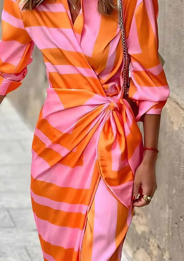 Sassa | Vestido Midi Envoltura para Mujeres