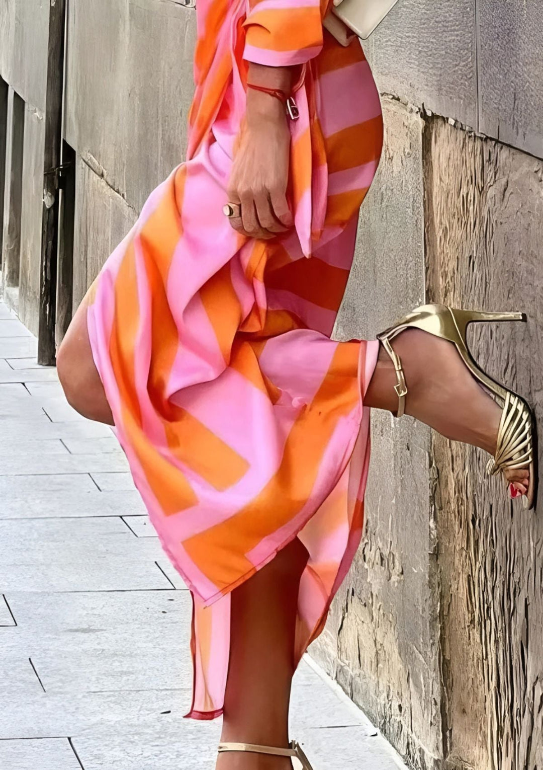 Sassa | Vestido Midi Envoltura para Mujeres