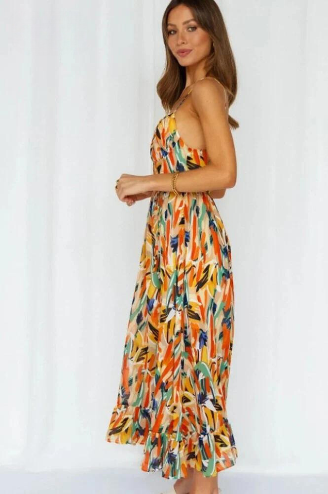 Ingrid | Vestido Midi Flowy de Verano para Mujeres