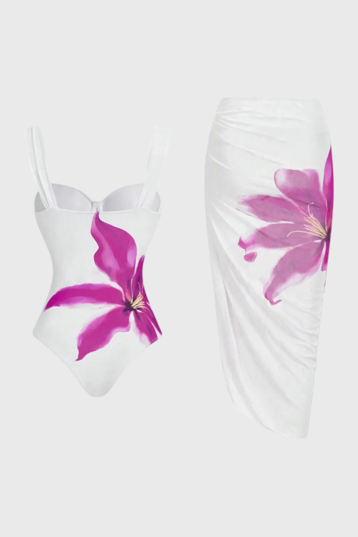 Sarah Conjunto de Baño de Dos Piezas Floral