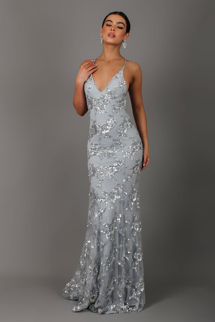 Vestido Maxi de Lentejuelas para Invitada de Boda