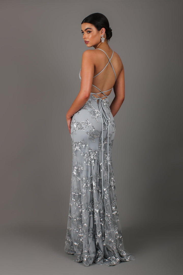 Vestido Maxi de Lentejuelas para Invitada de Boda