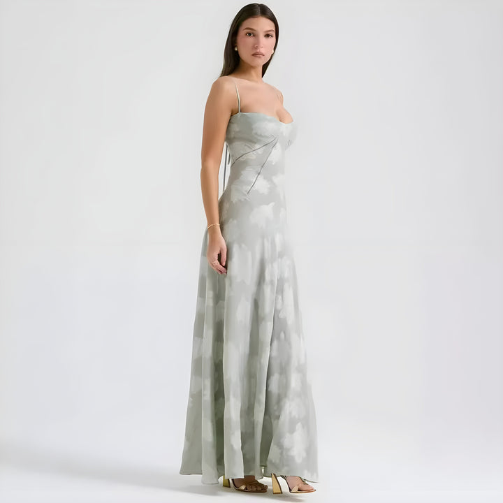 Vestido Maxi de Invitada de Boda Annabelle con Encaje