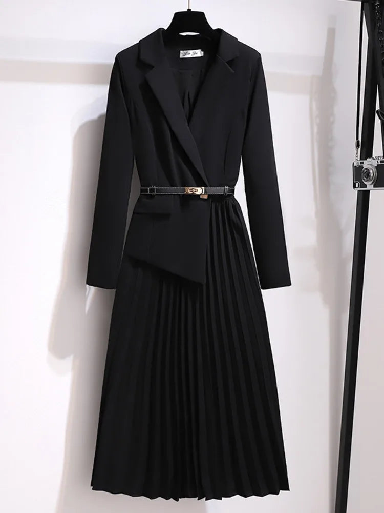 Embla | Vestido Blazer Midi para Mujeres