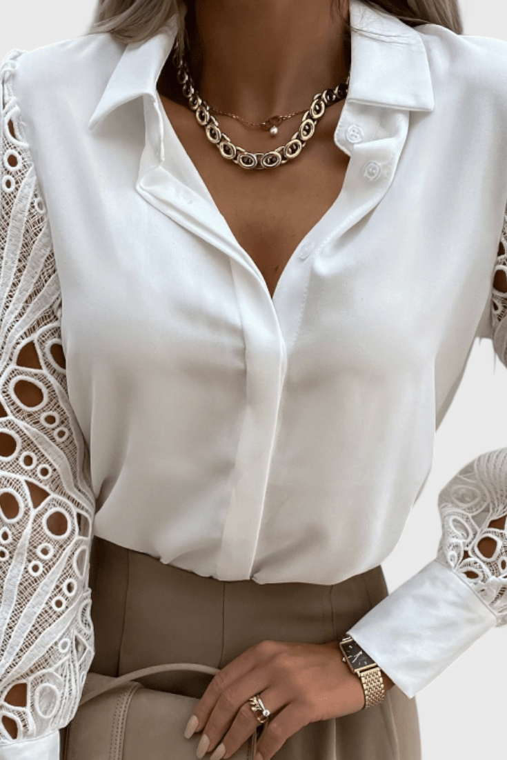 Tabi Blusa Chic de Corte Relajado