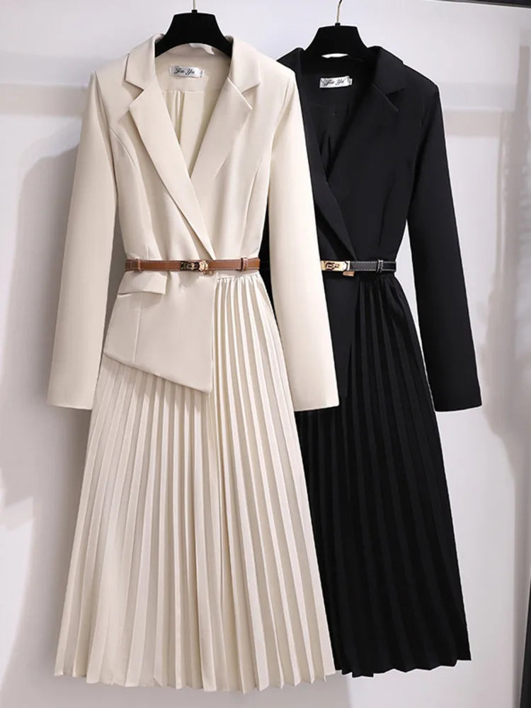 Embla | Vestido Blazer Midi para Mujeres
