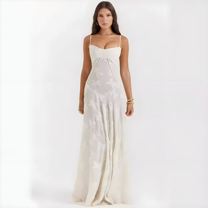 Vestido Maxi de Invitada de Boda Annabelle con Encaje