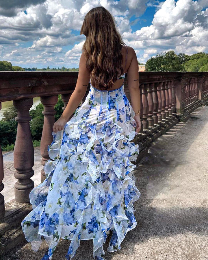 Vestido Maxi de Fiesta de Verano Floral para Mujeres