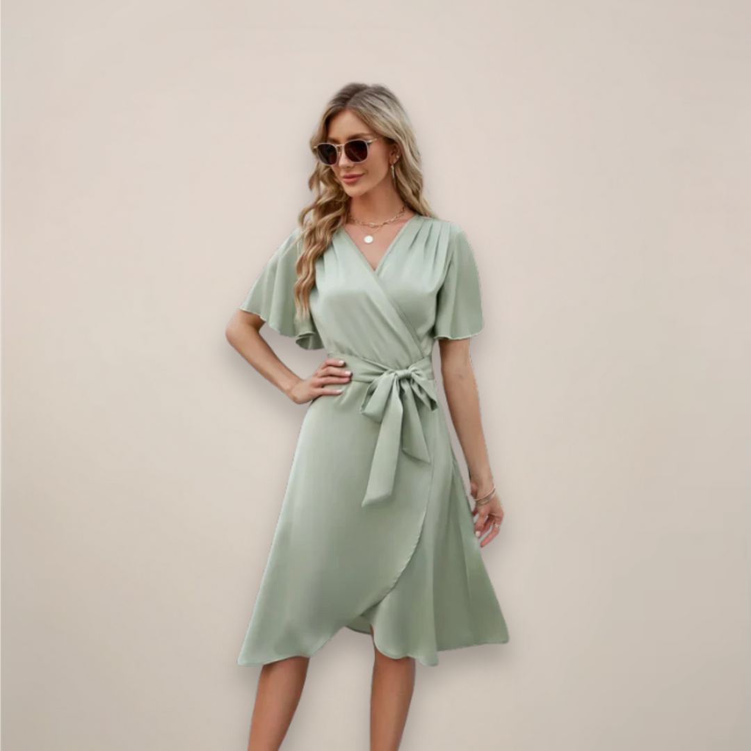 Shuvee | Vestido Midi Envolvente para Mujeres