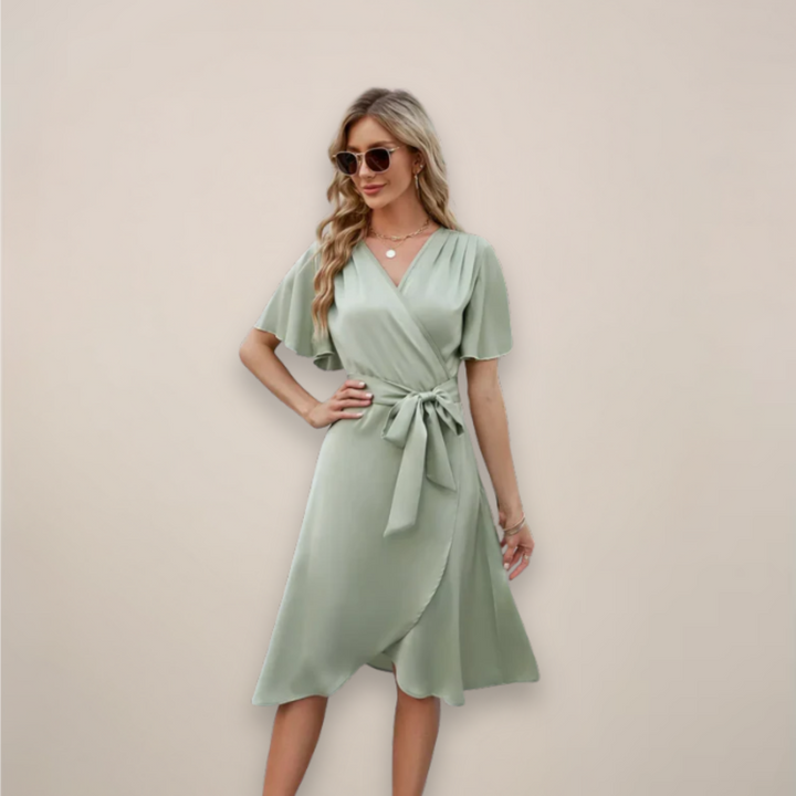 Shuvee | Vestido Midi Envolvente para Mujeres