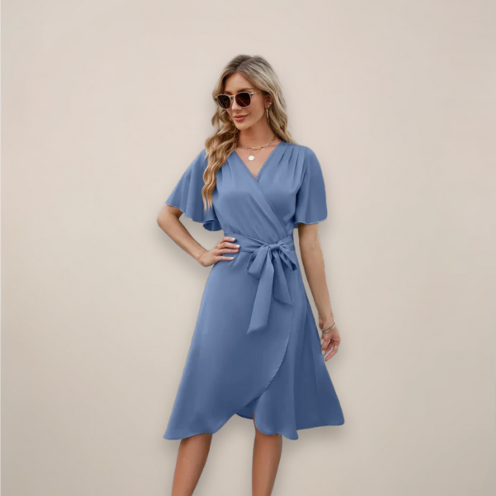 Shuvee | Vestido Midi Envolvente para Mujeres