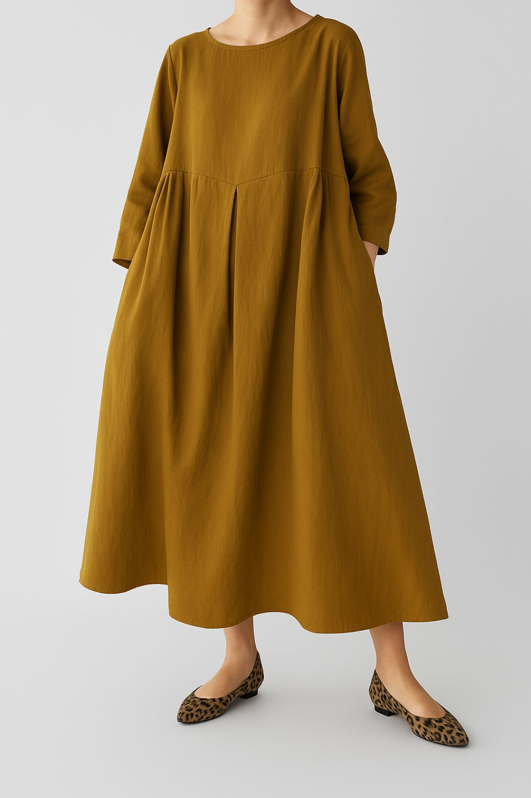 Dany | Vestido Midi Plisado para Mujeres