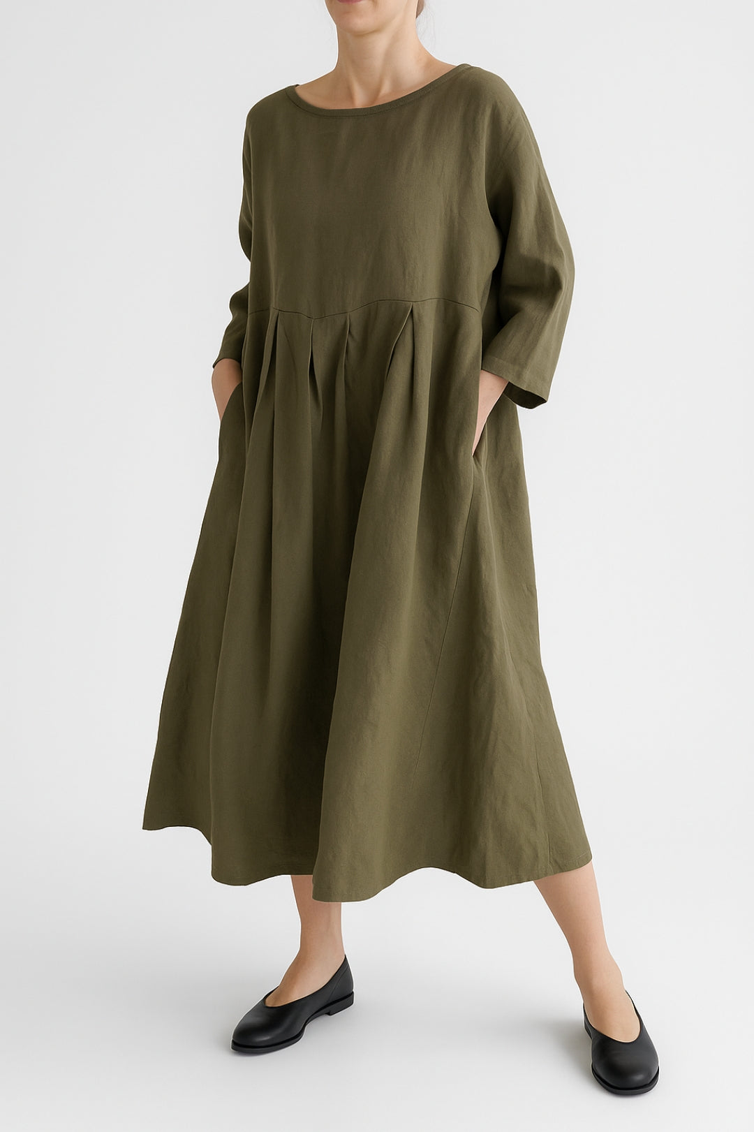 Dany | Vestido Midi Plisado para Mujeres