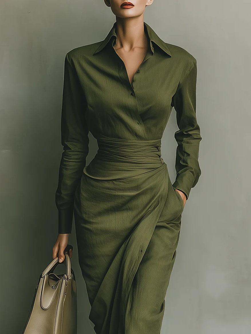 Narelle Vestido Elegante Envolvente