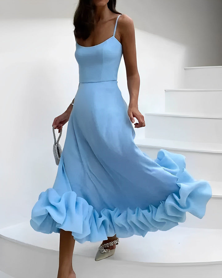 Lotta | Vestido Midi Sin Mangas Ajustado para Mujeres