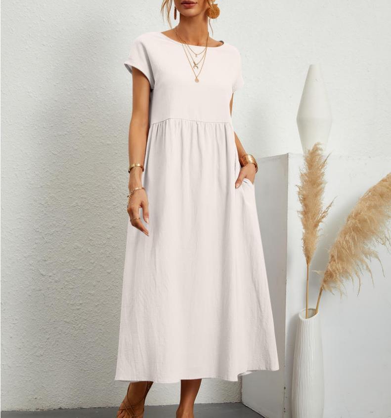 Esmeralda | Vestido Midi de Manga Corta para Mujeres