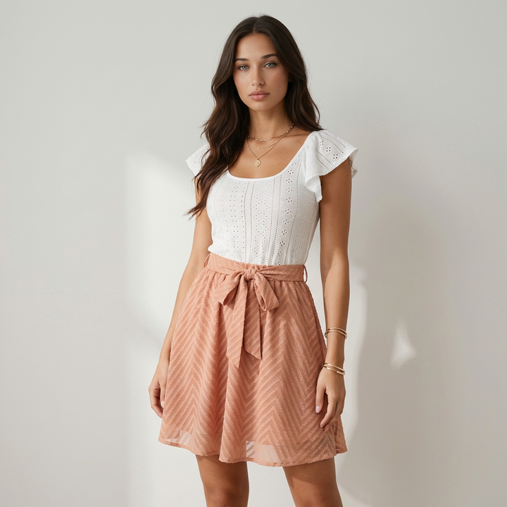 Conjunto Valeria Boho Terracota