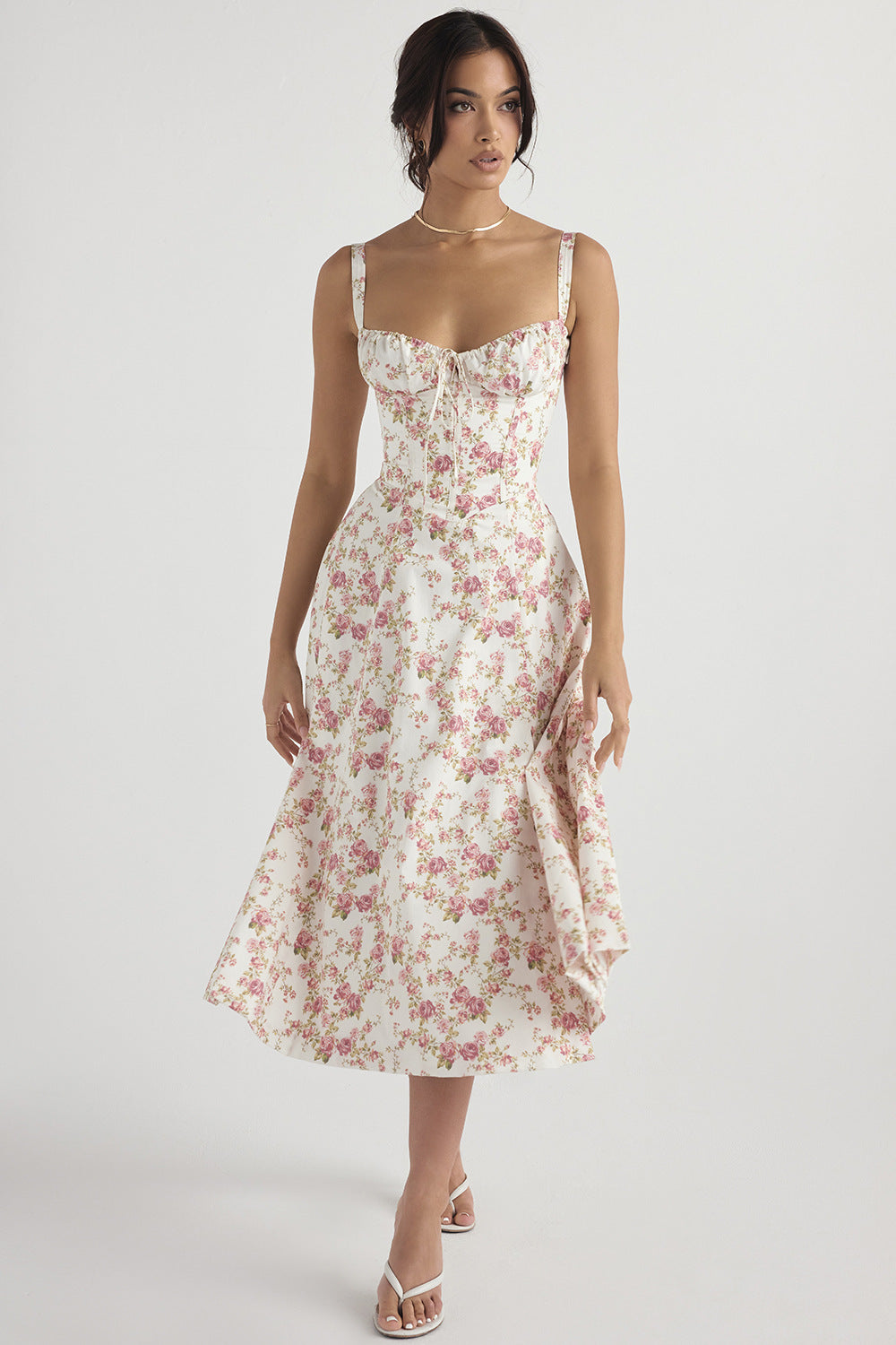 Ebba | Vestido Midi de Verano Sin Mangas para Mujeres