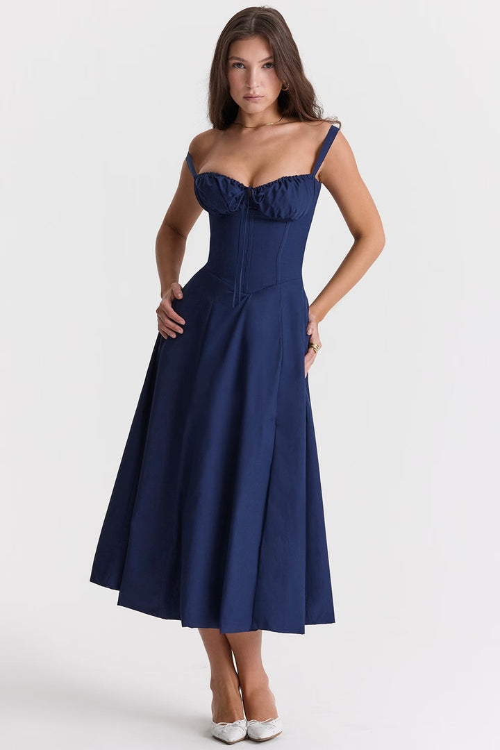 Ebba | Vestido Midi de Verano Sin Mangas para Mujeres