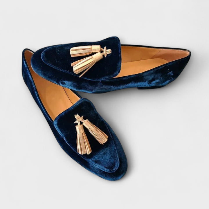 Quinnlyn™ | Mocasines vintage con borlas