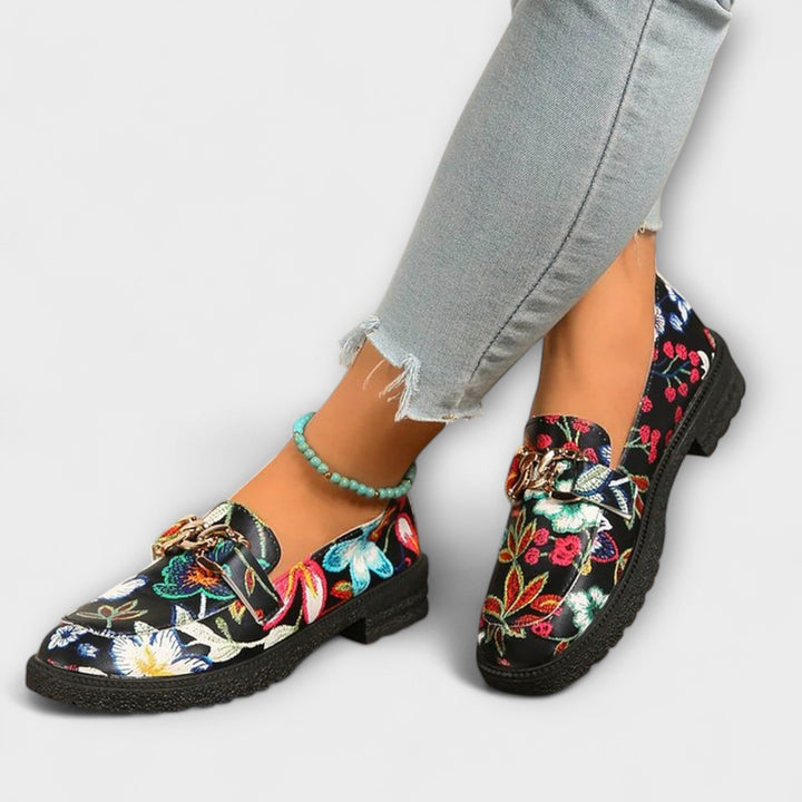 Orla™ | Mocasines con Estampado Floral