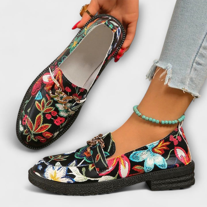 Orla™ | Mocasines con Estampado Floral