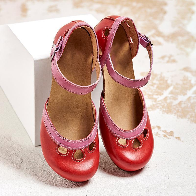 Laisy™ - Sandalias Ortopédicas de Tacón Bajo Confortables