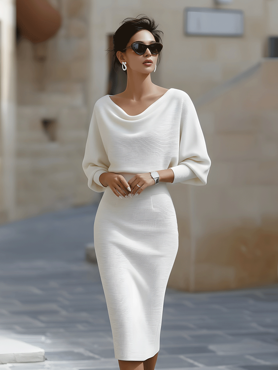 Ailany Vestido Midi de Lujo