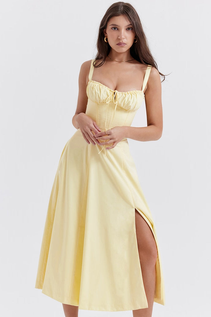 Ebba | Vestido Midi de Verano Sin Mangas para Mujeres