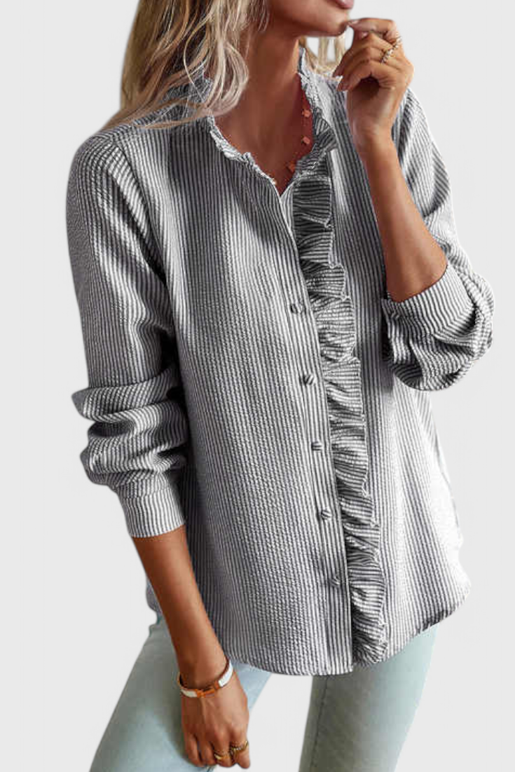 Lily Blusa de Declaración Rebelde