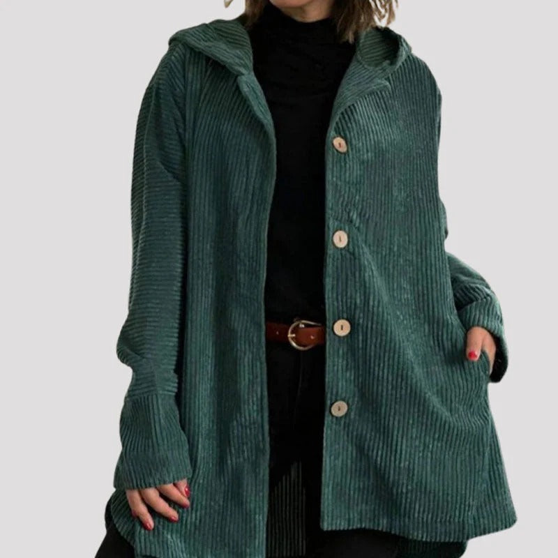 Alicia Chaqueta con Capucha - Casual para Otoño