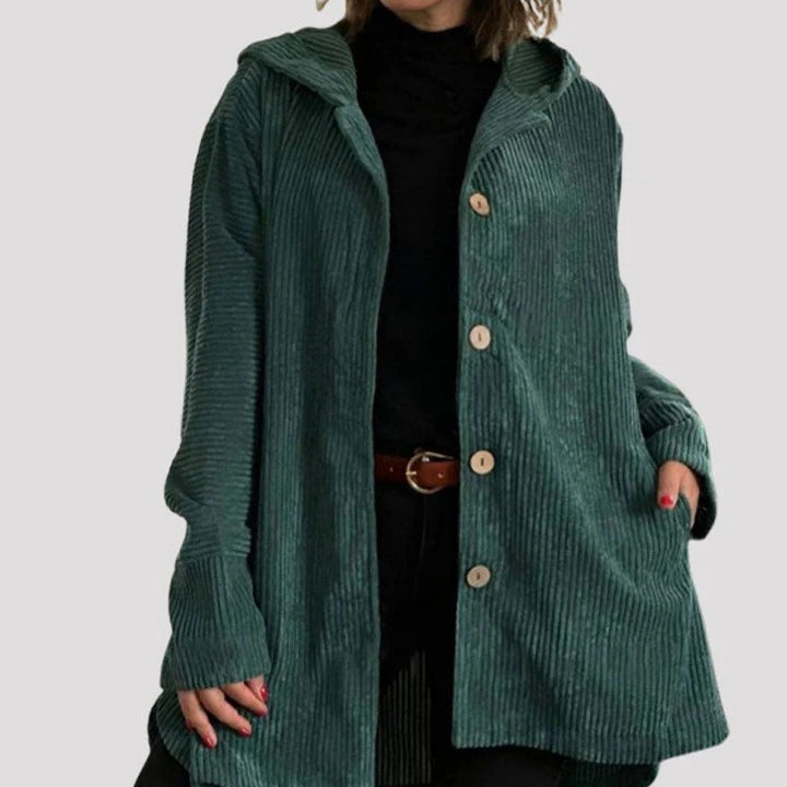 Alicia Chaqueta con Capucha - Casual para Otoño