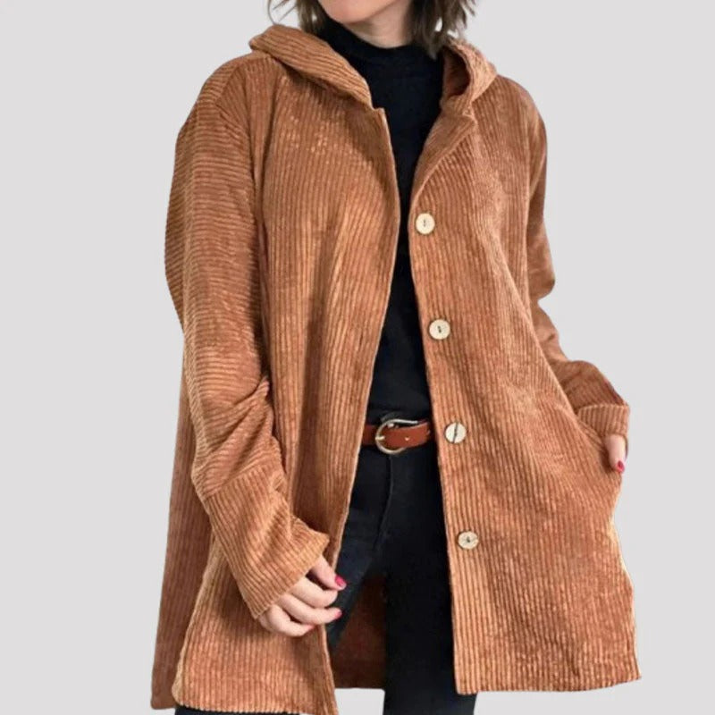 Alicia Chaqueta con Capucha - Casual para Otoño