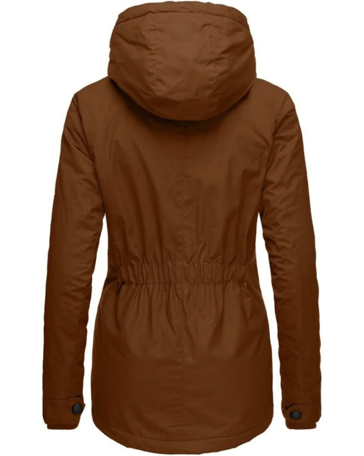 Ella Chaqueta Larga de Otoño