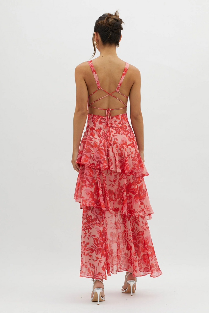 Faye Bloom Vestido Midi