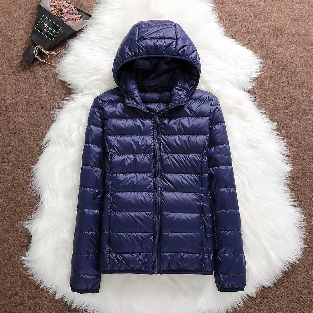 Carol Chaqueta Impermeable con Relleno de Plumón