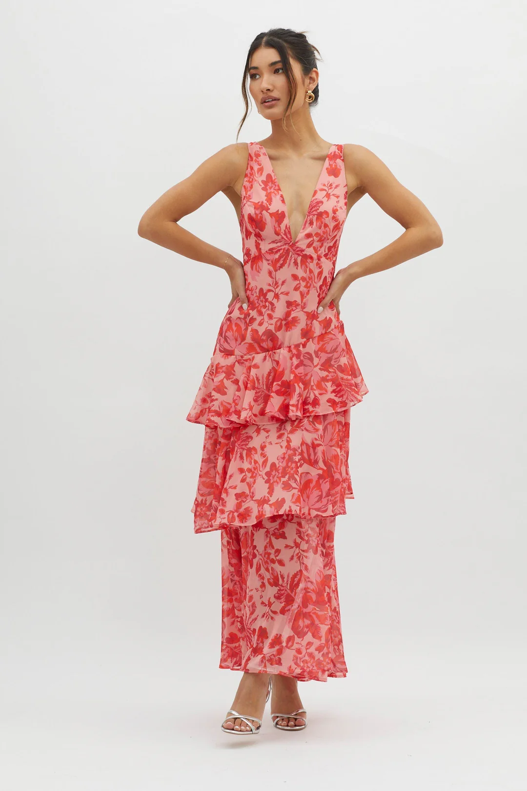 Faye Bloom Vestido Midi