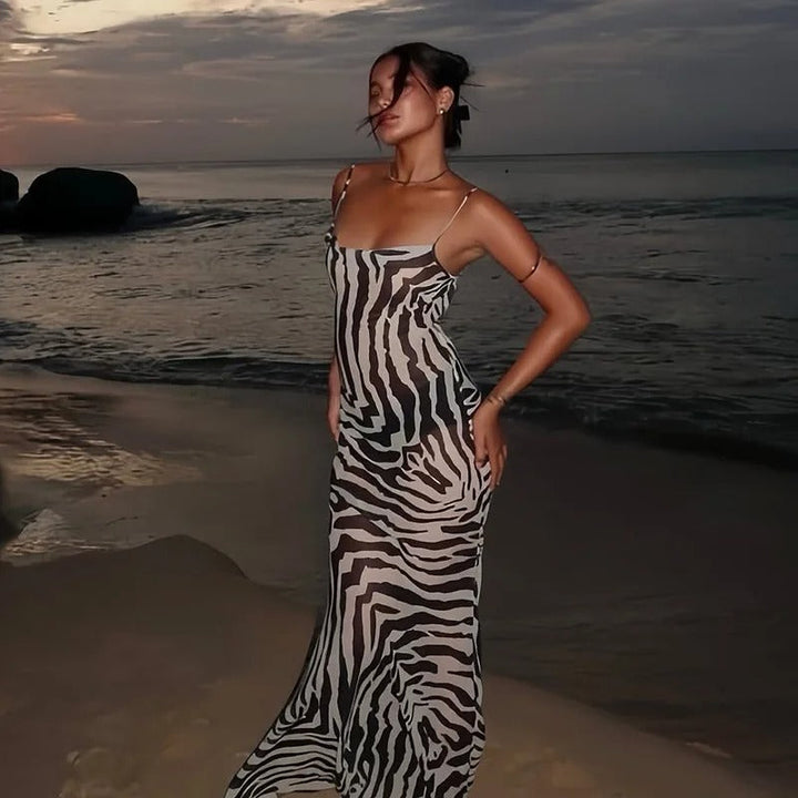 Vestido Maxi de Verano Cassandre con Escote en V