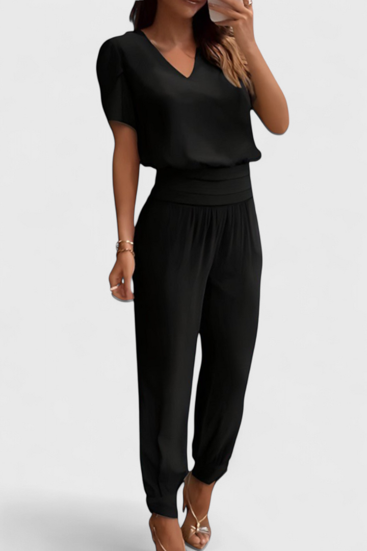 Cassandra Conjunto de Blusa y Pantalones