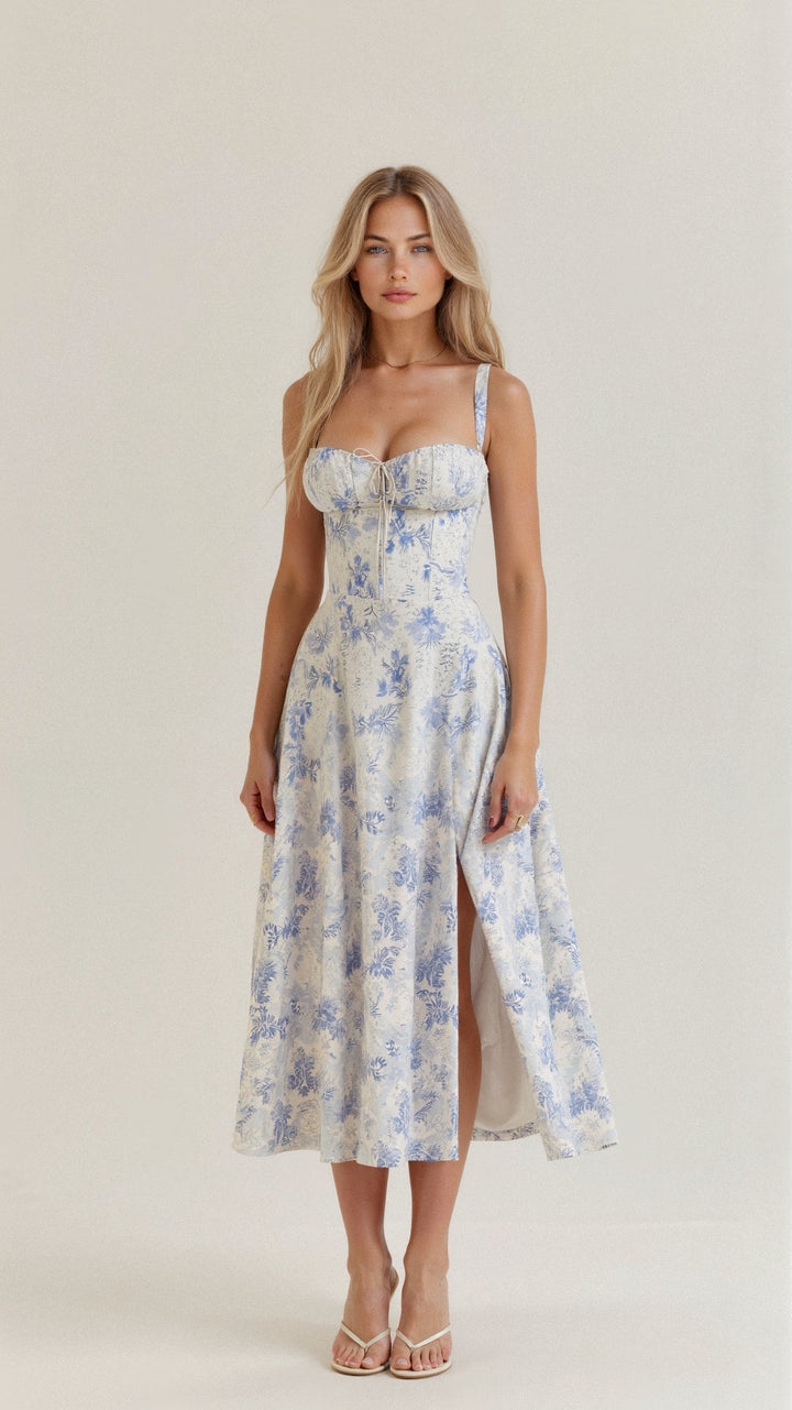 Lily | Vestido Midi Bustier para Mujeres