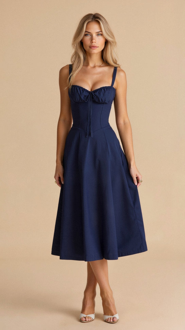 Lily | Vestido Midi Bustier para Mujeres