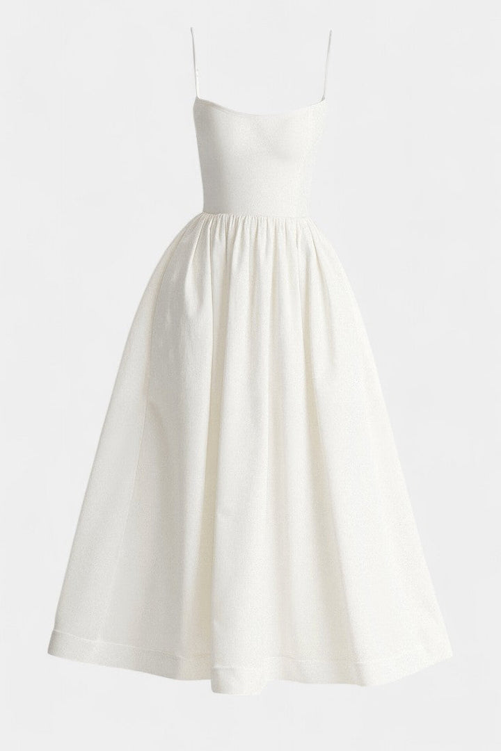 Marvelle Vestido Midi Sin Mangas de Caída Ligera