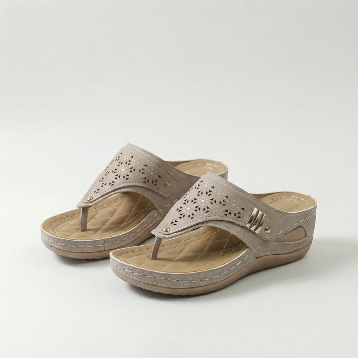 Élodie™ - Sandalias de cuña con talón abierto para mujeres